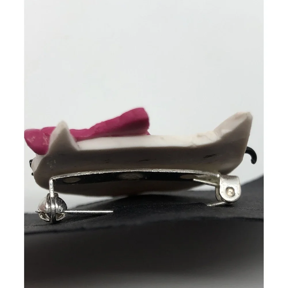 Unique Hand Made Clay Hello Kitty‎ Sanrio Pin Lapel Brooch 1.5